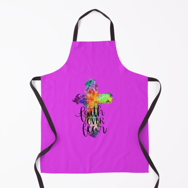 Item preview, Faith over Fear Colorful Cross 2PK designed and sold by Rowena Jones.
