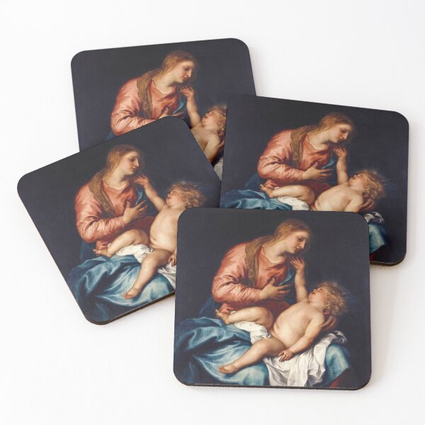 Item preview, The Virgin and Child - Antoon Van Dyck Art Prints designed and sold by TheSoulOfArt.