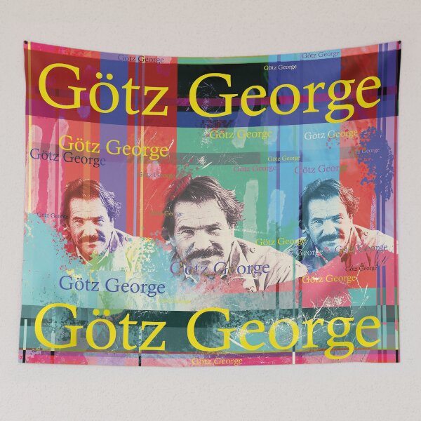 Item preview, nostalgic retro portrait, German actor Götz George designed and sold by Mauswohn.