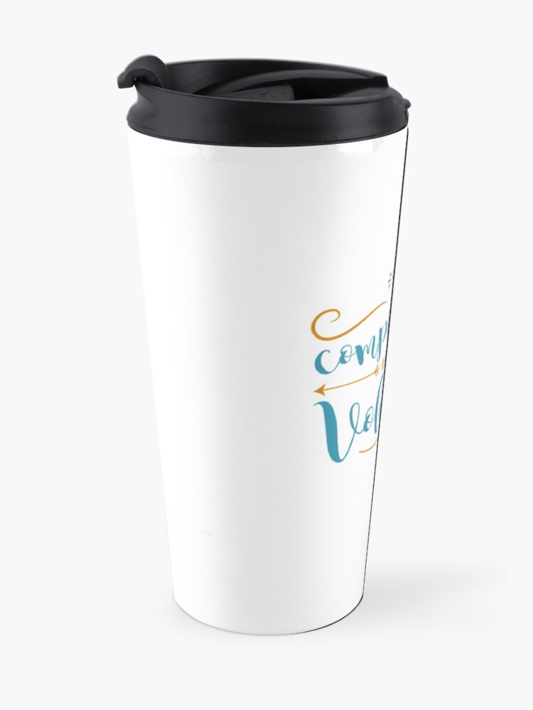 Alternate view of No Complaining Unless You Volunteer Travel Mug