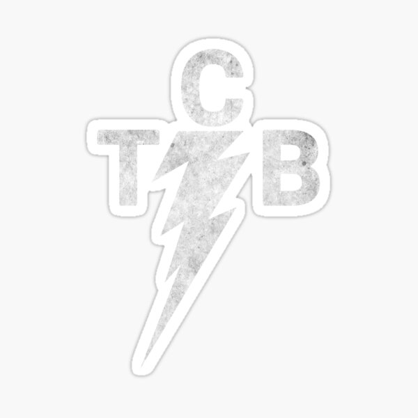 Lowbrow Customs TCB Taking Care of Business Chrome Stick-On 3D Emblem Elvis