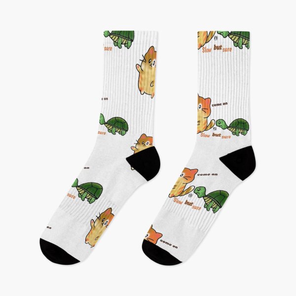 Item preview, Cat Lover and Turtle Lover - Slow but sure designed and sold by FennyWijayaMomo.