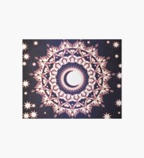 Sun Moon & Stars Glowing Mandala Art Board