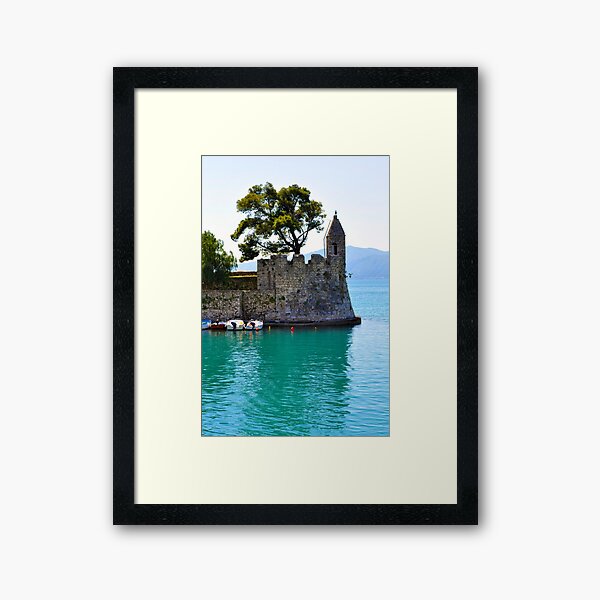 Item preview, The harbour entrance to Nafpaktos designed and sold by purelightimages.