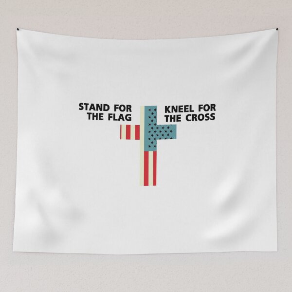 Item preview, Stand For The Flag Kneel For The Cross USA  designed and sold by Seas Wanda.