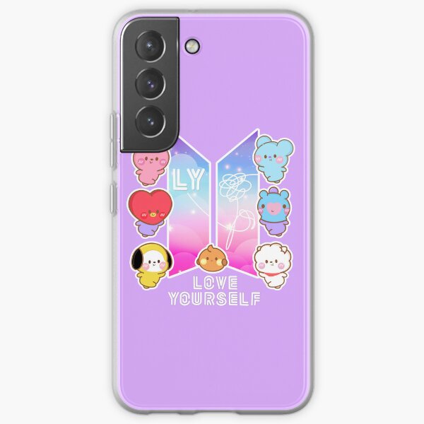Love Yourself - Cute BTS Cartoon Character OT7 Samsung Galaxy Soft Case