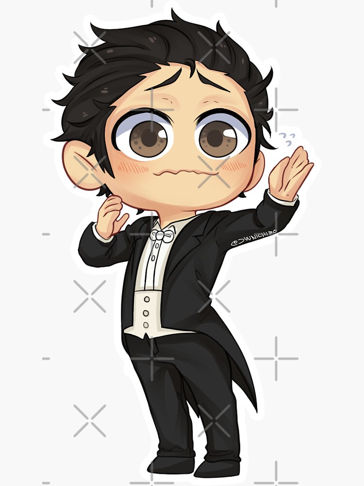 Keppeki Danshi! Aoyama-kun Sticker for Sale by juunichiro