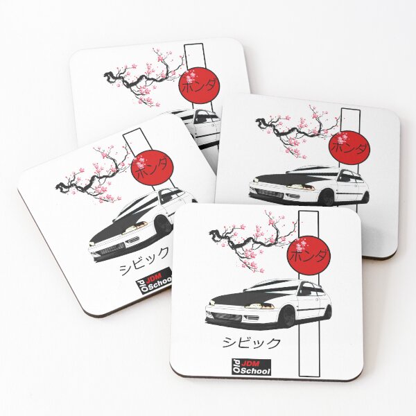 Item preview, JDM EG White Red Sun Edition designed and sold by oldschooljdm.