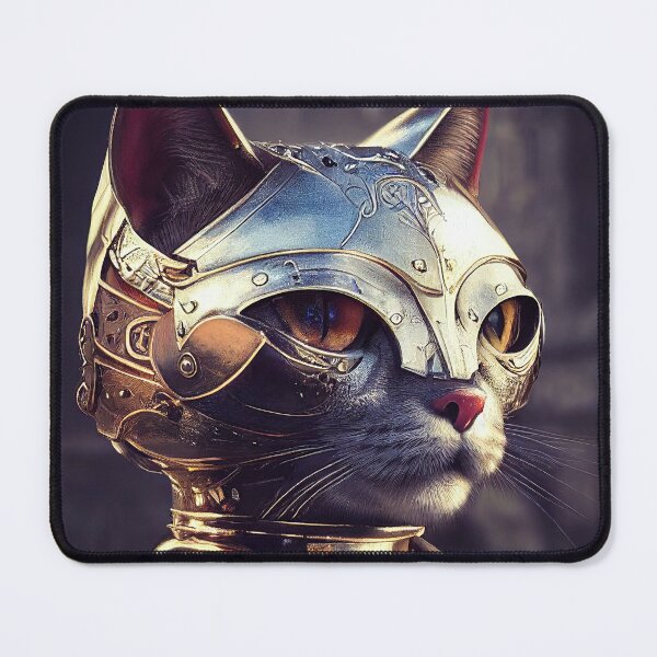 Item preview, Cat Knight Portrait 02 designed and sold by mhfoto.