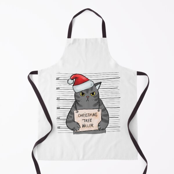 Item preview, Funny Christmas Tree Killer Cat Pet designed and sold by mkzmerch.
