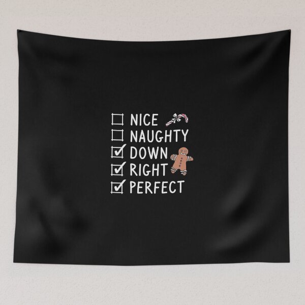 Item preview, Nice Naughty Down Right Perfect Christmas Pajamas Gift designed and sold by sfi2071.