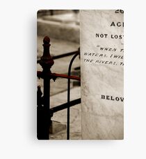 Gravestones Metal Print