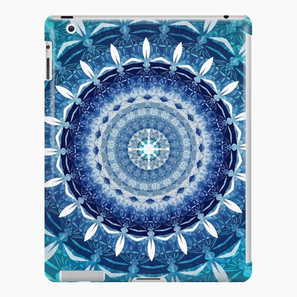 "Mandala Blue Zen / Yoga Meditation Mandala" iPad Case & Skin for Sale