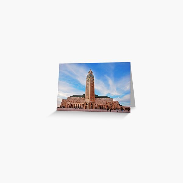 Hassan II Mosque Greeting Card