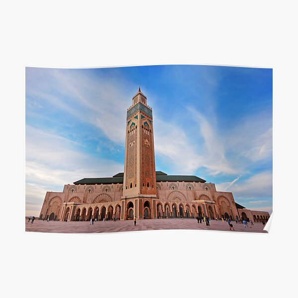 Hassan II Mosque Poster