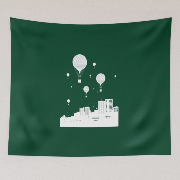 Item preview, balloons and the city    designed and sold by nagalis.