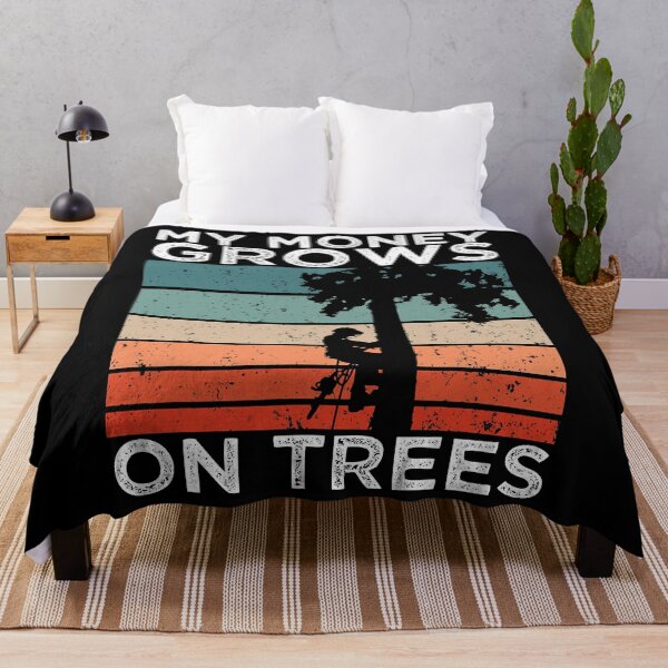 Item preview, My Money Grows On Trees Funny Arborist Tree Climbing designed and sold by Earthshaker-art.