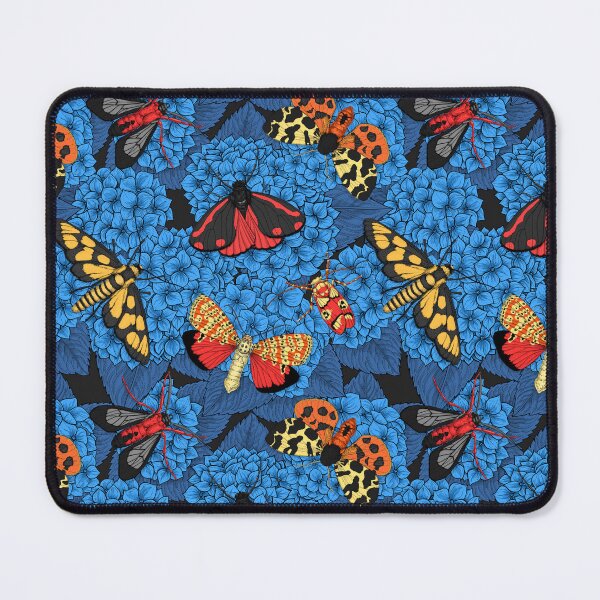 Item preview, Moths on blue hydrangea designed and sold by Katerina Mitkova Kirilova.