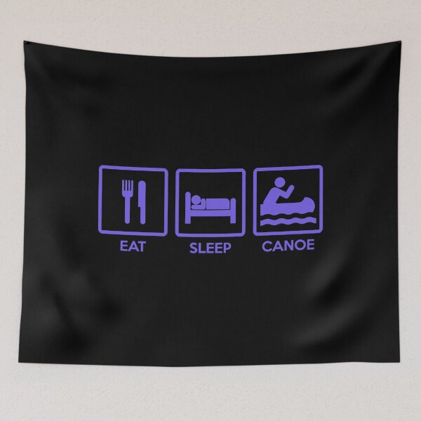 Item preview, Eat Sleep Canoe Funny Canoeing Lover designed and sold by Earthshaker-art.