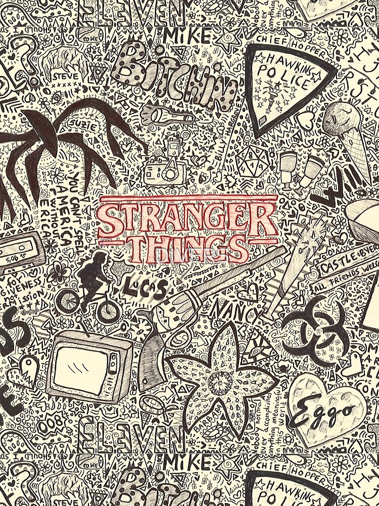 Thumbnail 5 of 5, Graphic T-Shirt, Stranger Things designed and sold by DIVERS.