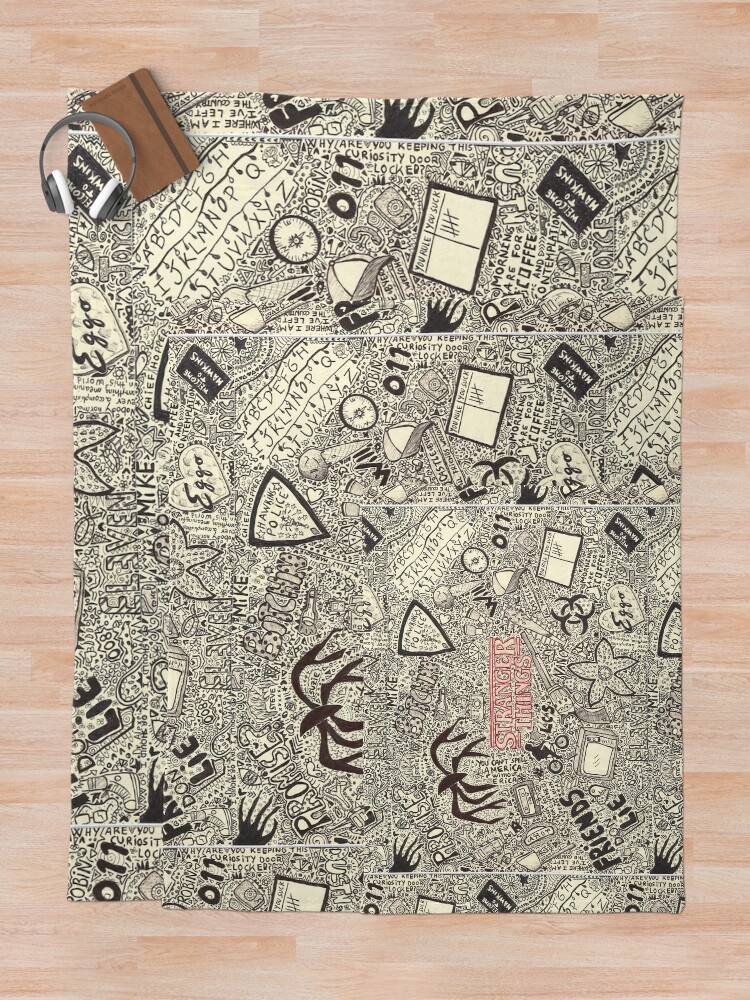Alternate view of Stranger Things Throw Blanket