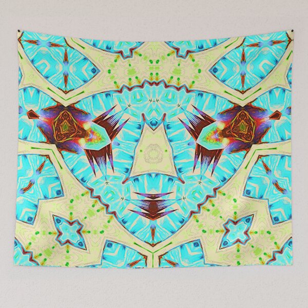 Item preview, DEEP AND LUMINOUS NATIVE AMERICAN SPIRITUAL VIBRATIONS TO INSPIRE PEACE AND LOVE - ART PAINTING MODERN AND MYSTIC EXPRESSION. designed and sold by Ralek.