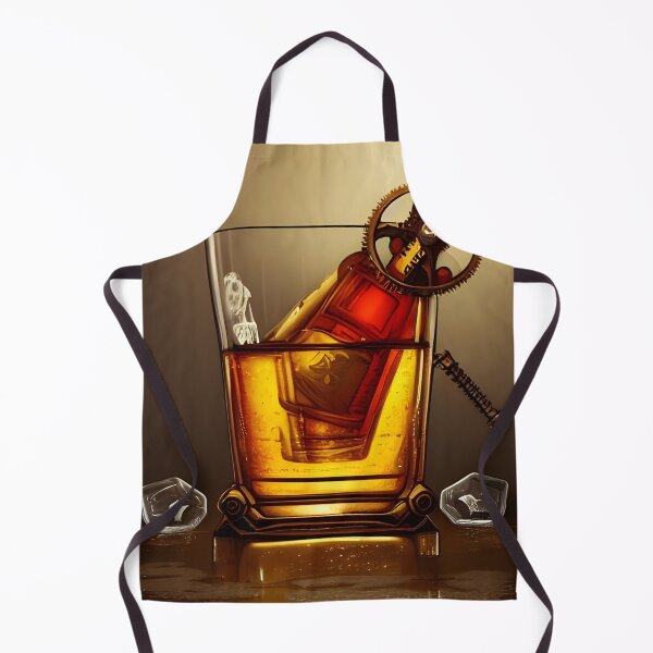 Item preview, Glass of Whiskey with ice, mechanical style designed and sold by REALDesign-Shop.