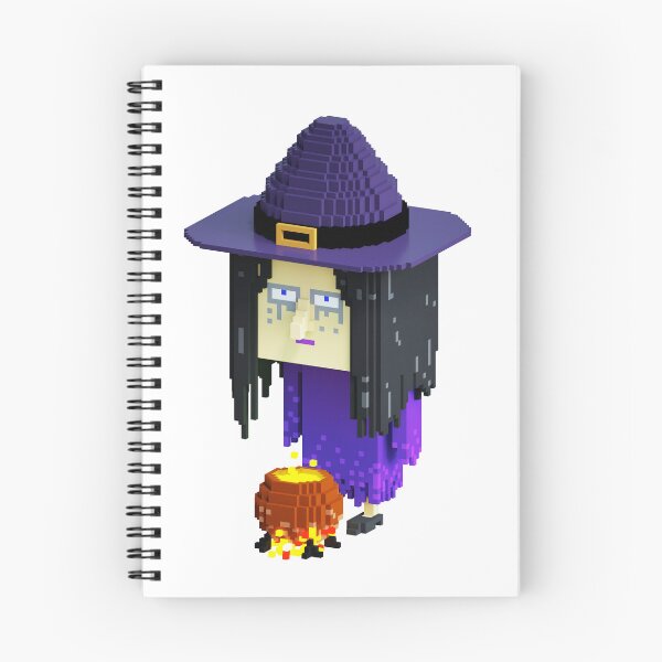 Item preview, 3D Voxel Witch Cooking Life Potion designed and sold by Si Pakne.