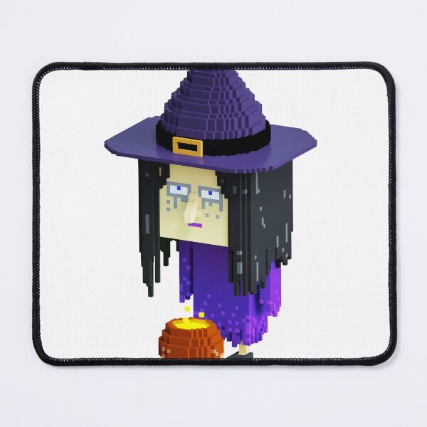 Item preview, 3D Voxel Witch Cooking Life Potion designed and sold by Si Pakne.
