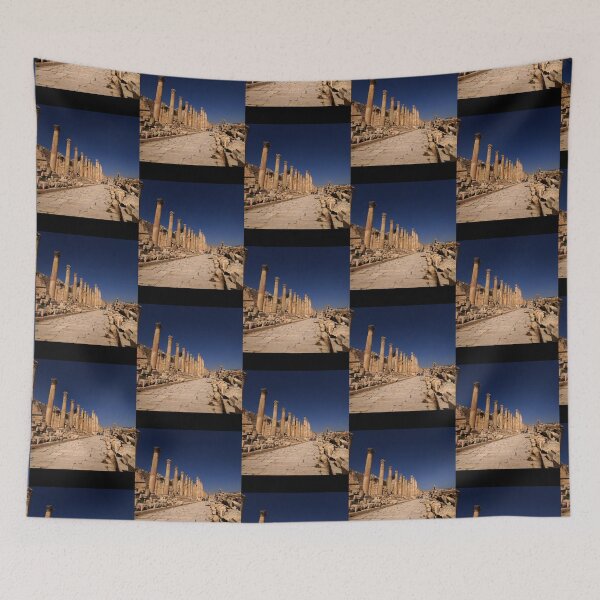 Item preview, JERASH - THE COLONNADED STREET Chiffon Top designed and sold by TooComfy.