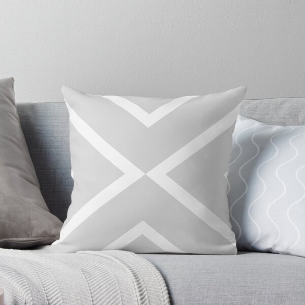 Item preview, Abstract geometric pattern - gray and white. designed and sold by K.S ART.