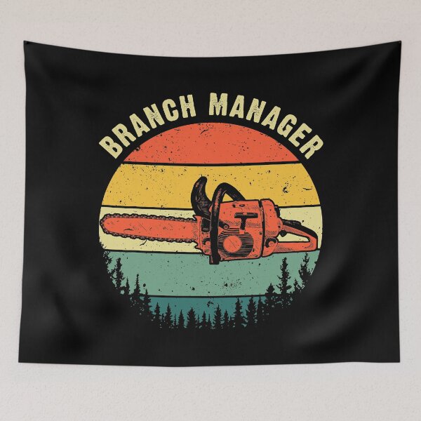 Item preview, Branch Manager Cool Lumberjack Funny Arborist Logger designed and sold by Earthshaker-art.