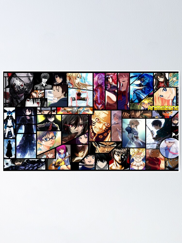 Transform Your Space with an Anime Poster Wall Collage That Speaks Volumes
