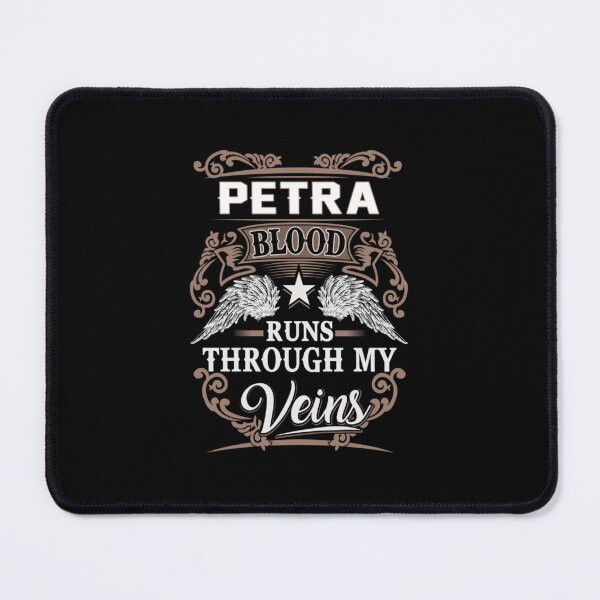 Item preview, Petra Name T Shirt - Petra Blood Runs Through My Veins  Gift Item Tee   designed and sold by TooComfy.