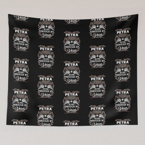 Item preview, Petra Name T Shirt - Petra Blood Runs Through My Veins  Gift Item Tee   designed and sold by TooComfy.
