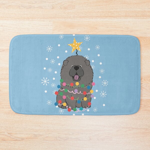 Item preview, Black Chow Chow Christmas Tree designed and sold by Lulupainting.
