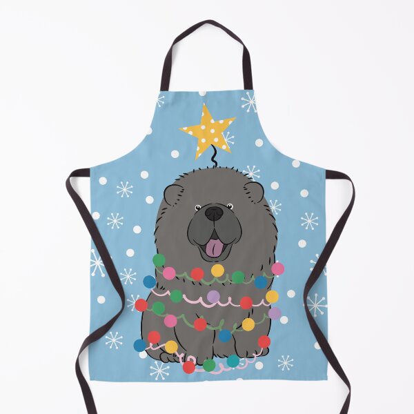Item preview, Black Chow Chow Christmas Tree designed and sold by Lulupainting.