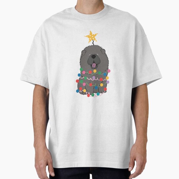 Item preview, Black Chow Chow Christmas Tree designed and sold by Lulupainting.