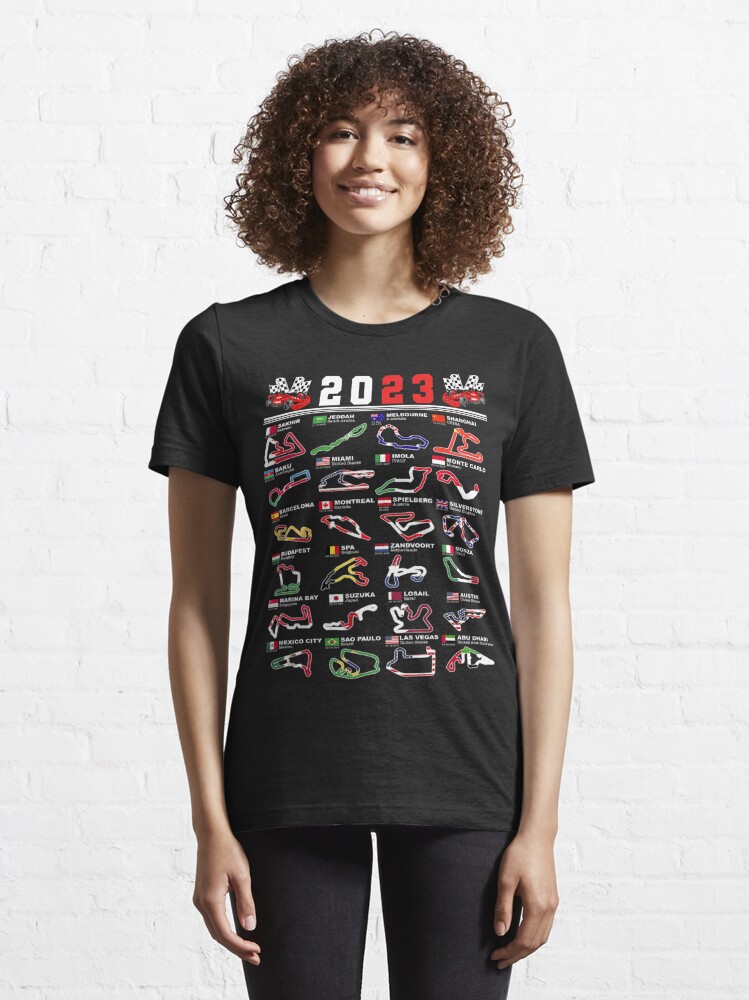 F1 heartbeat car black and red t-shirt ,pulse, F1 fan gift