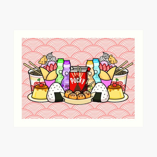 Japan Snack Overload Art Print
