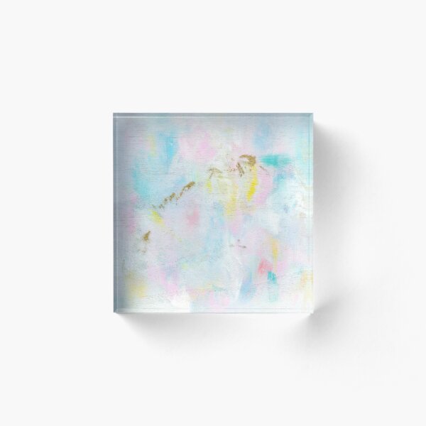 Unicorn Dreams Abstract Painting Prints Acrylic Block