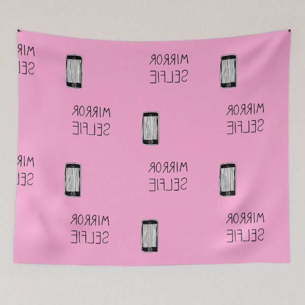 Item preview, pink mirror selfie designed and sold by blightedstar.