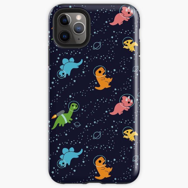 Dinosaurs In Space iPhone Tough Case