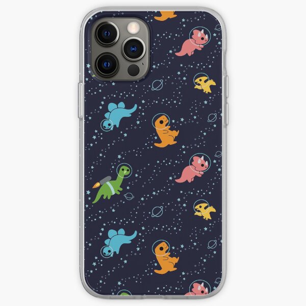Dinosaurs In Space iPhone Soft Case