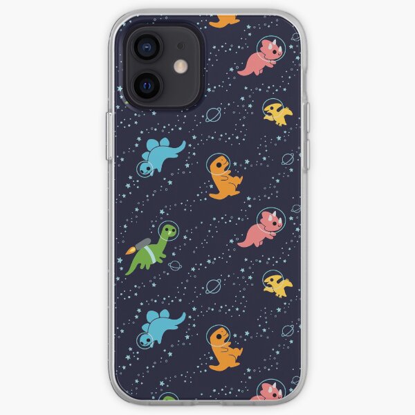 Dinosaurs In Space iPhone Soft Case