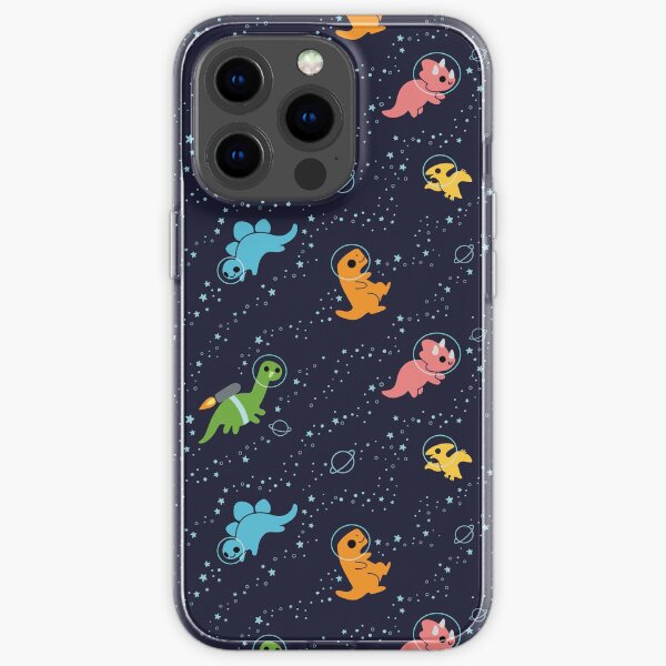 Dinosaurs In Space iPhone Soft Case