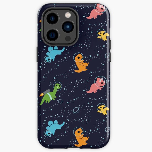 Dinosaurs In Space Pattern iPhone Tough Case