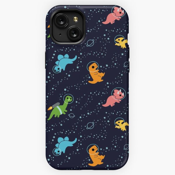 Dinosaurs In Space Pattern iPhone Tough Case
