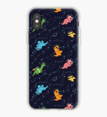 Dinosaurier im Weltraum iPhone-Hülle & Cover