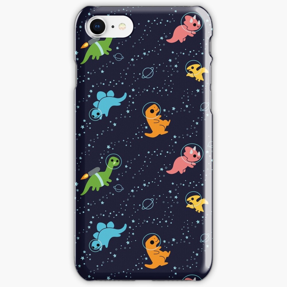 Dinosaurs In Space iPhone Case & Cover